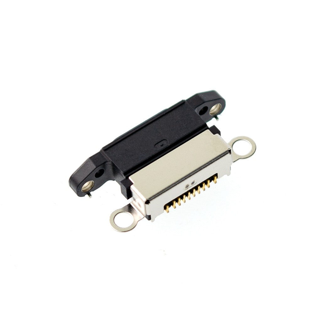 Charging Port Connector for iPhone 12 / 12 Pro-Black (Purple) Charging Port Connector for iPhone 12 / 12 Pro-Black (Purple)